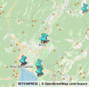 Mappa Via Molino, 38062 Arco TN, Italia (5.60727)