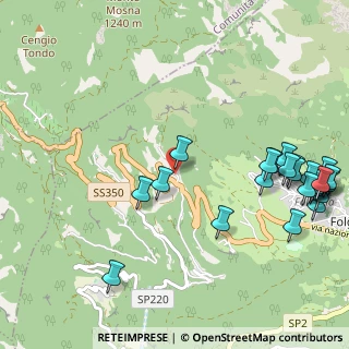 Mappa Loc Peneri, 38064 Folgaria TN, Italia (1.38333)