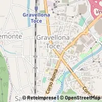 Mapa Gravellona Toce