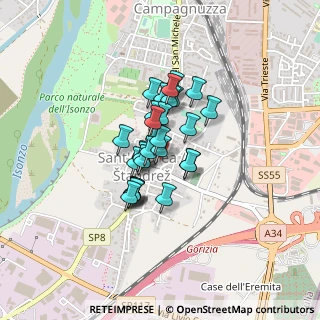Mappa Piazza Sant'Andrea, 34170 Gorizia GO, Italia (0.26552)
