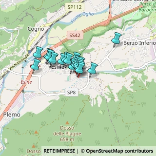 Mappa Via Giuseppe Mazzini, 25040 Esine BS, Italia (0.5245)