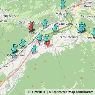 Mappa Via Grigna, 25040 Esine BS, Italia (2.499)