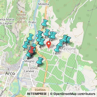 Mappa Via Maffei, 38062 Arco TN, Italia (0.35714)
