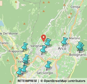 Mappa Via Preude, 38062 Arco TN, Italia (2.46273)