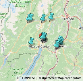 Mappa Via Preude, 38062 Arco TN, Italia (9.37267)