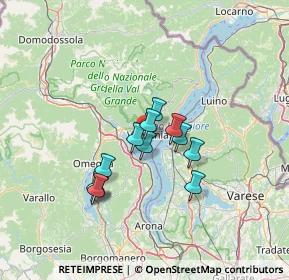 Mappa Via Costantino Cietti, 28922 Verbania VB, Italia (9.87083)