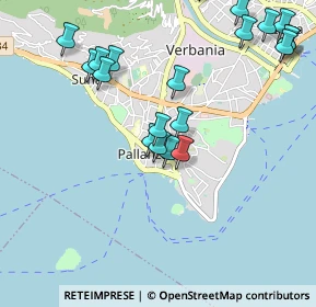 Mappa P.zza C. Pedroni, 28922 Verbania VB, Italia (1.135)