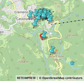 Mappa Via da Cassina, 23817 Cassina Valsassina LC, Italia (0.93043)
