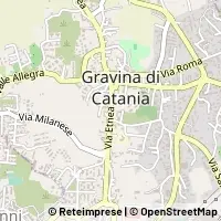 지도 Gravina di Catania