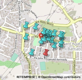 Mappa Via Bellini, 95030 Sant'Agata li Battiati CT, Italia (0.162)