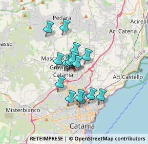 Mappa Via Bellini, 95030 Sant'Agata li Battiati CT, Italia (2.67438)