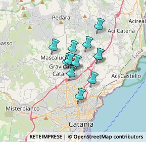 Mappa Via Bellini, 95030 Sant'Agata li Battiati CT, Italia (2.38333)