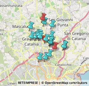 Mappa Via Bellini, 95030 Sant'Agata li Battiati CT, Italia (1.2365)