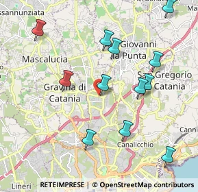 Mappa Via Salvo D'Acquisto, 95030 Sant'Agata li Battiati CT, Italia (2.40417)