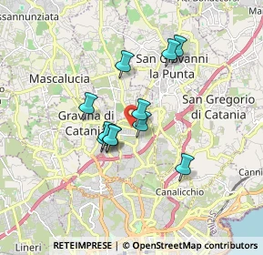 Mappa Via Salvo D'Acquisto, 95030 Sant'Agata li Battiati CT, Italia (1.45091)