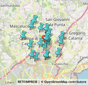 Mappa Via Salvo D'Acquisto, 95030 Sant'Agata li Battiati CT, Italia (1.336)