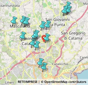 Mappa Via Salvo D'Acquisto, 95030 Sant'Agata li Battiati CT, Italia (2.23667)