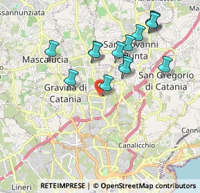 Mappa Via Salvo D'Acquisto, 95030 Sant'Agata li Battiati CT, Italia (2.09357)