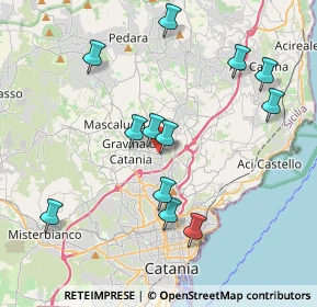 Mappa Via Salvo D'Acquisto, 95030 Sant'Agata li Battiati CT, Italia (4.485)