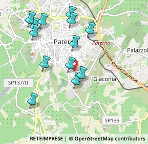 Mappa Via Potenza, 95047 Paternò CT, Italia (1.13692)