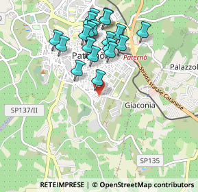 Mappa Via Potenza, 95047 Paternò CT, Italia (1.085)