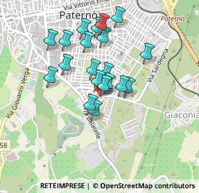Mappa Via Potenza, 95047 Paternò CT, Italia (0.4165)