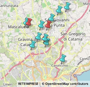 Mappa Piazza Vittorio Veneto, 95030 Sant'Agata Li Battiati CT, Italia (1.7875)