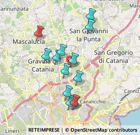 Mappa Piazza Vittorio Veneto, 95030 Sant'Agata Li Battiati CT, Italia (1.81846)