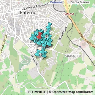 Mappa Via Lucania, 95047 Paternò CT, Italia (0.24815)
