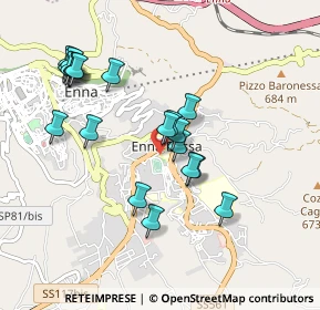 Mappa Via Salvatore Ingrà, 94100 Enna EN, Italia (1.021)