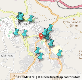 Mappa Viale dell'Unità d'Italia Bassa, 94100 Enna EN, Italia (1.009)