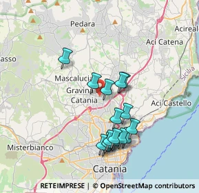 Mappa Via A. Musco, 95030 Sant'Agata li Battiati CT, Italia (3.76938)