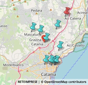 Mappa Via A. Musco, 95030 Sant'Agata li Battiati CT, Italia (3.89182)