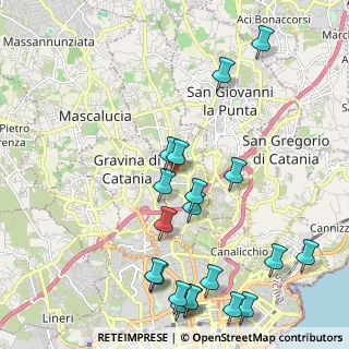 Mappa Via A. Musco, 95030 Sant'Agata li Battiati CT, Italia (2.8845)