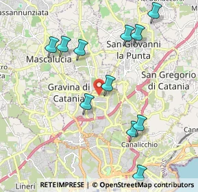 Mappa Via A. Musco, 95030 Sant'Agata li Battiati CT, Italia (2.42)