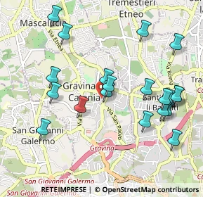 Mappa Gravina Di Catania, 95030 Gravina di Catania CT, Italia (1.201)