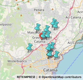 Mappa Gravina Di Catania, 95030 Gravina di Catania CT, Italia (2.895)