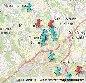 Mappa Via Vincenzo Muccioli, 95030 Gravina di Catania CT, Italia (2.29)