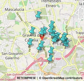 Mappa Via Vincenzo Muccioli, 95030 Gravina di Catania CT, Italia (0.7545)