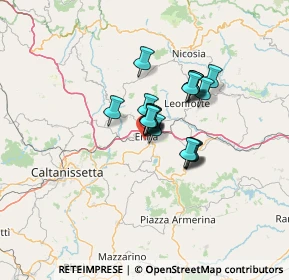 Mappa Via Cavalieri di Vittorio Veneto, 94100 Enna EN, Italia (8.645)