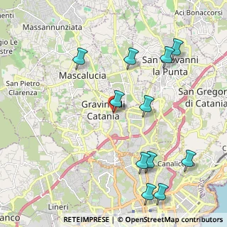 Mappa Via Antonio Gramsci, 95030 Catania CT, Italia (2.73545)