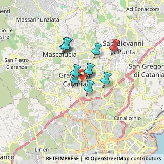 Mappa Via Antonio Gramsci, 95030 Catania CT, Italia (1.25727)