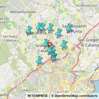 Mappa Via Antonio Gramsci, 95030 Catania CT, Italia (1.51333)