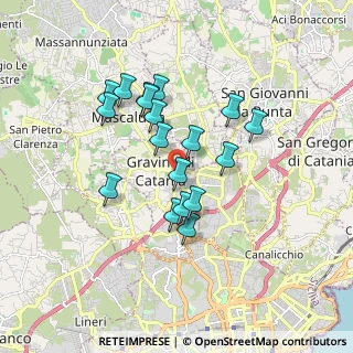 Mappa Via Antonio Gramsci, 95030 Catania CT, Italia (1.66722)