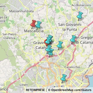 Mappa Via Antonio Gramsci, 95030 Catania CT, Italia (1.75)