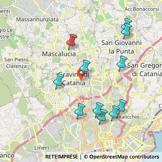 Mappa Via Antonio Gramsci, 95030 Catania CT, Italia (2.47091)