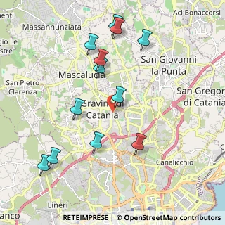 Mappa Via Antonio Gramsci, 95030 Catania CT, Italia (2.43417)