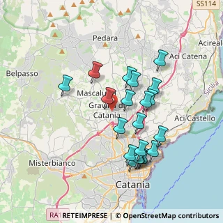 Mappa Via Antonio Gramsci, 95030 Catania CT, Italia (3.8215)