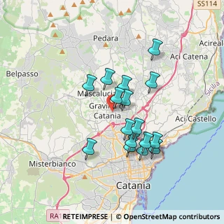 Mappa Via Antonio Gramsci, 95030 Catania CT, Italia (3.40625)