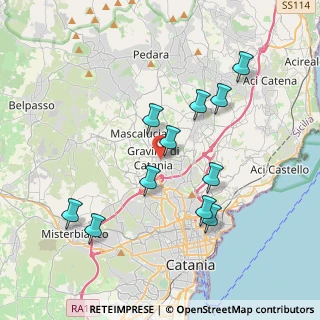 Mappa Via Antonio Gramsci, 95030 Catania CT, Italia (4.16364)